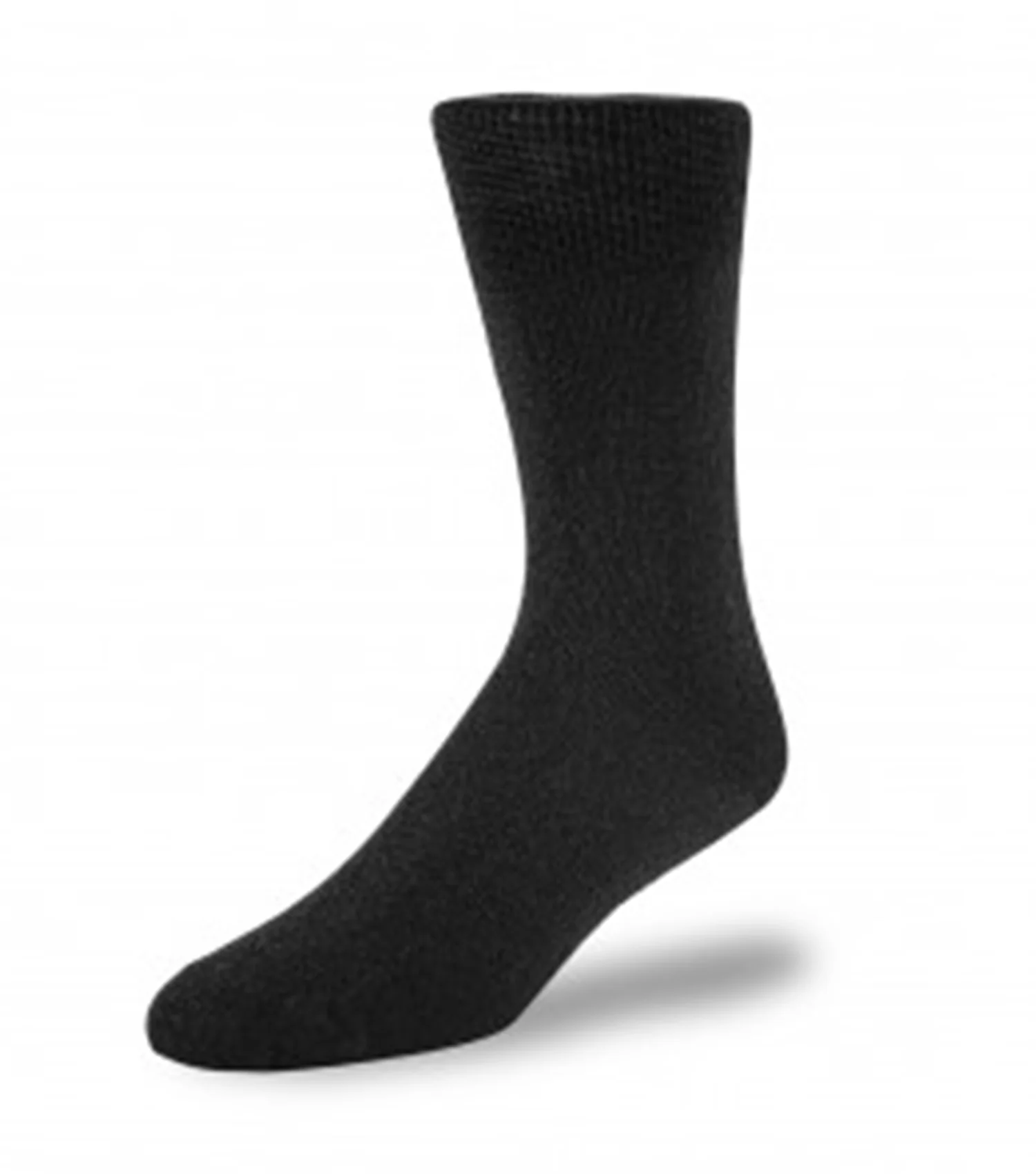 Bas mérino 6040 Noir (Taille Moyenne) - Duray