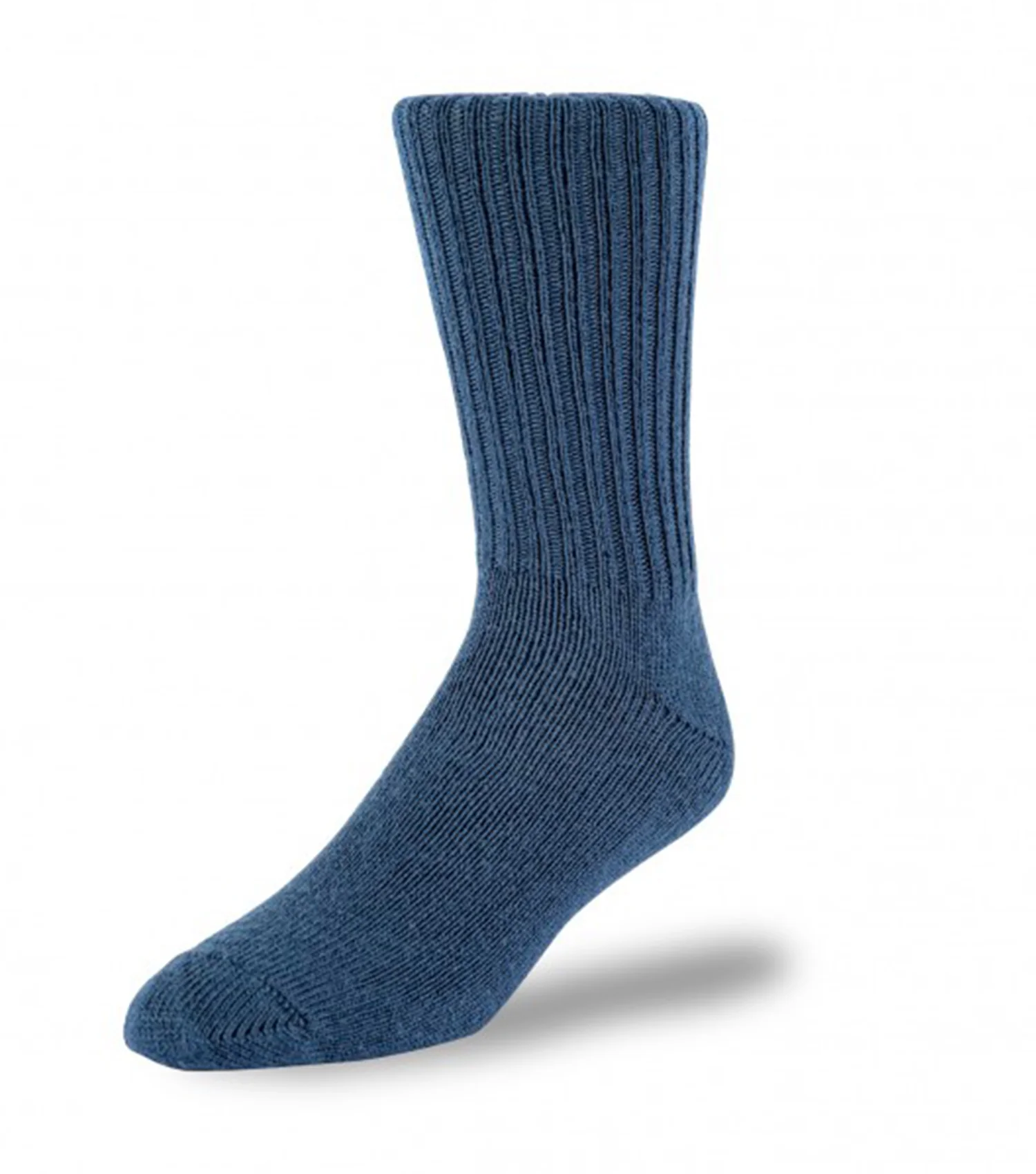 Bas mérino 6060 Marine  (Taille Large) - Duray