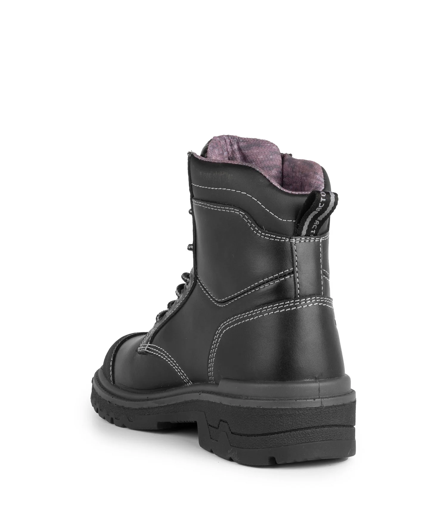 Bottes de travail 8'' FIERCE en cuir pleine fleur, pour femme - Acton - Image 4
