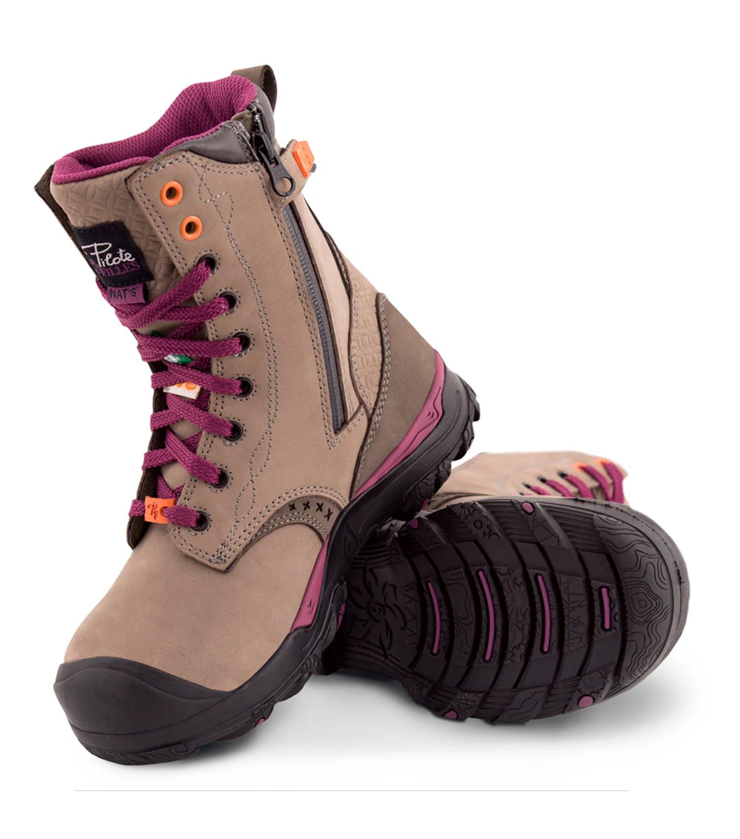 Bottes de travail 8'' PF648 imperméable, femme - Pilote & Filles - Image 2