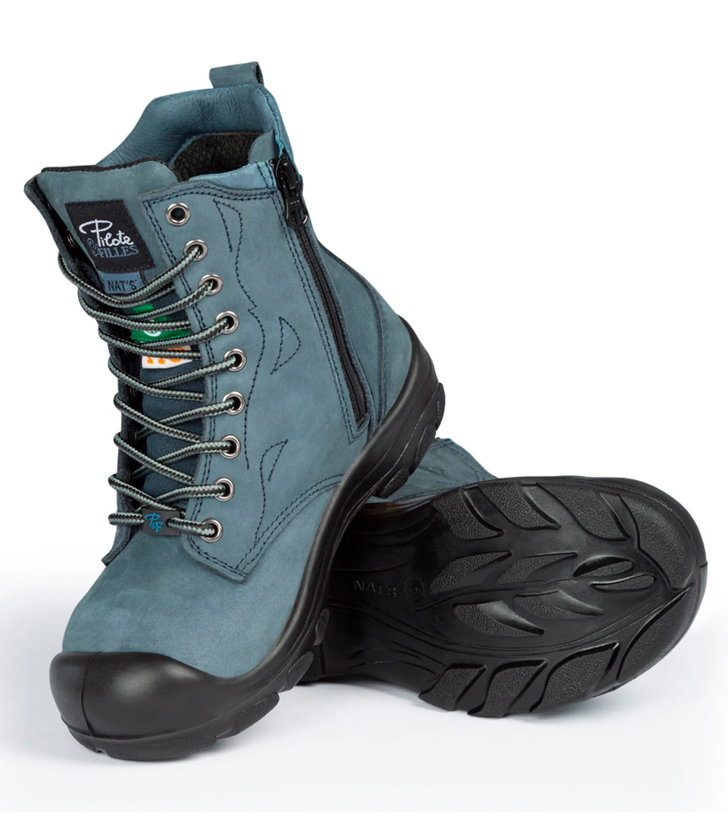 Bottes de travail 8'' S558 marine, femme - Pilote & Filles - Image 5