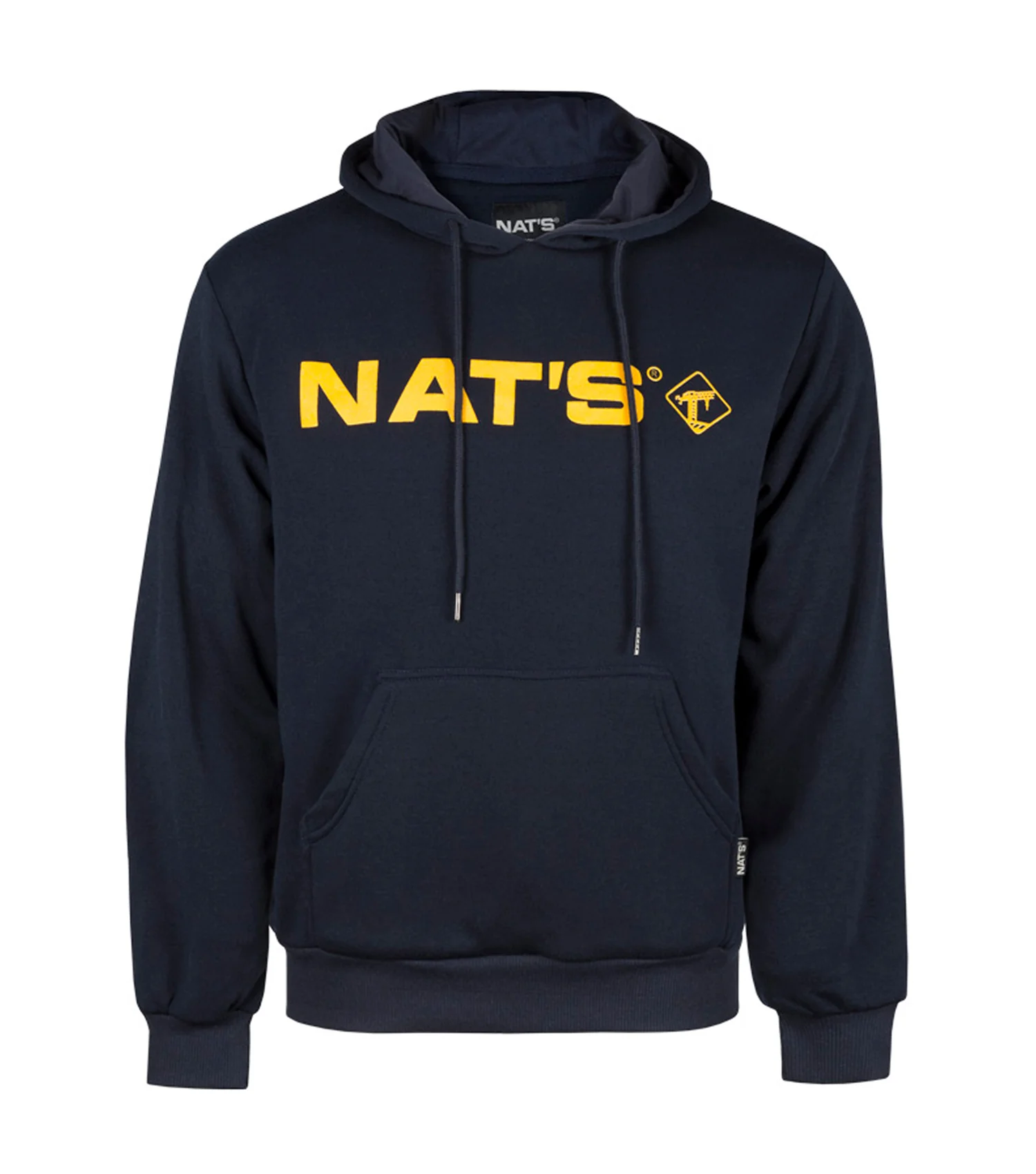 Coton ouaté de travail marine à capuchon avec logo - Nat's
