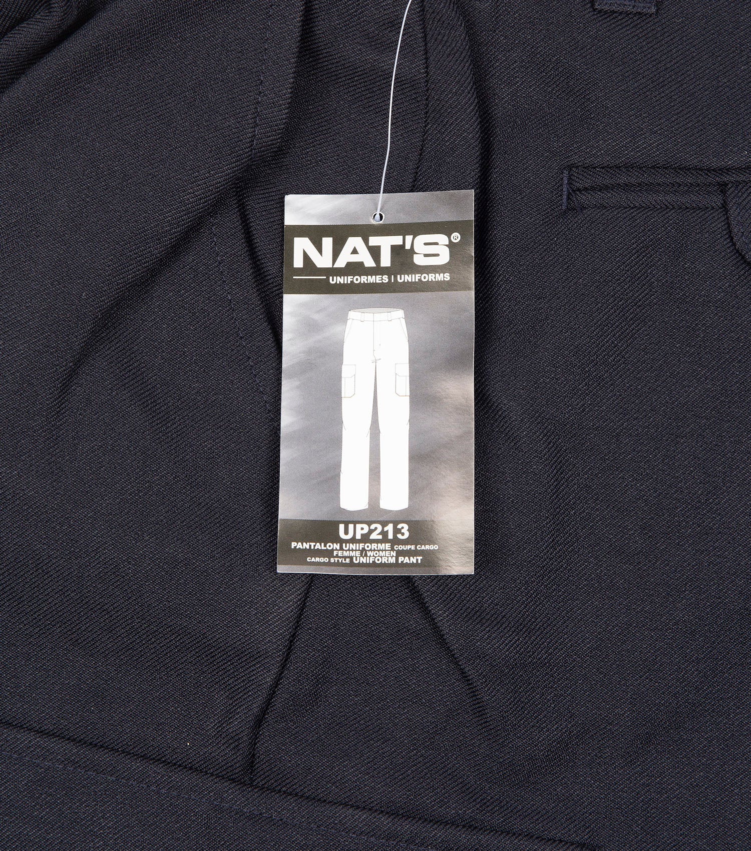 Pantalon cargo d'uniforme bleu foncé - Nat's - Image 3