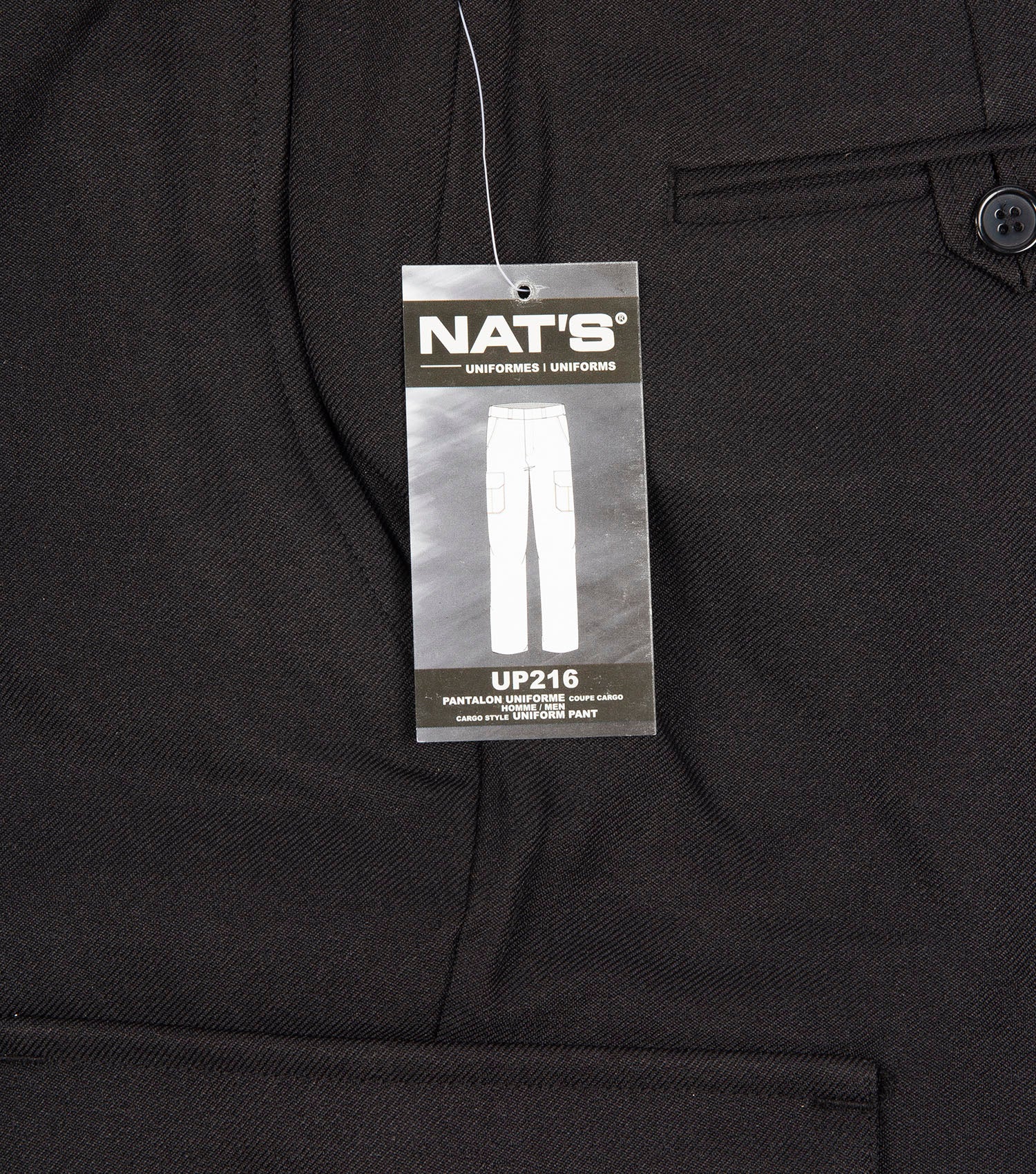 Pantalon cargo d'uniforme noir - Nat's - Image 2