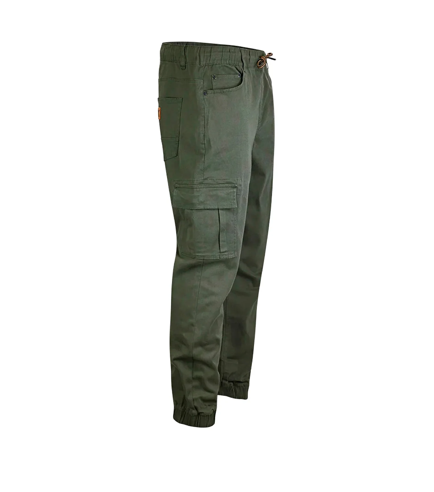 Pantalon cargo en sergé extensible Jogger - Task - Image 3