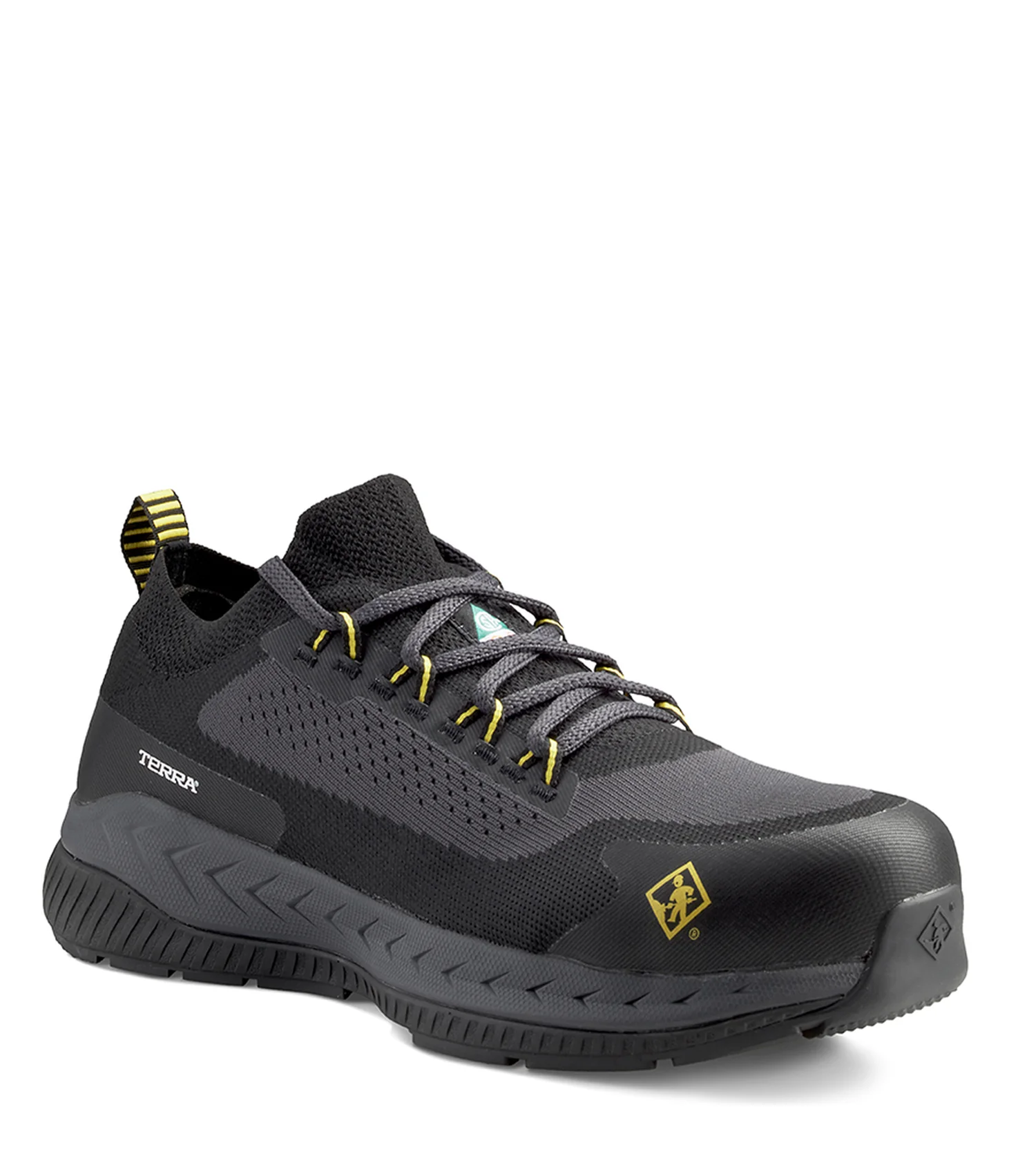 Souliers de travail Eclipse (Noir/Jaune) sans métal - Terra