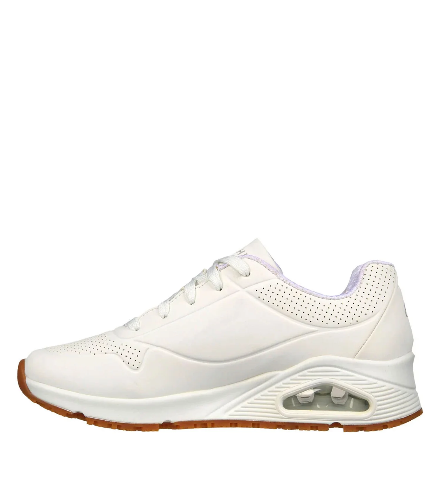 Souliers Relaxed Fit Uno - Femme - Blanc - Skechers - Image 3