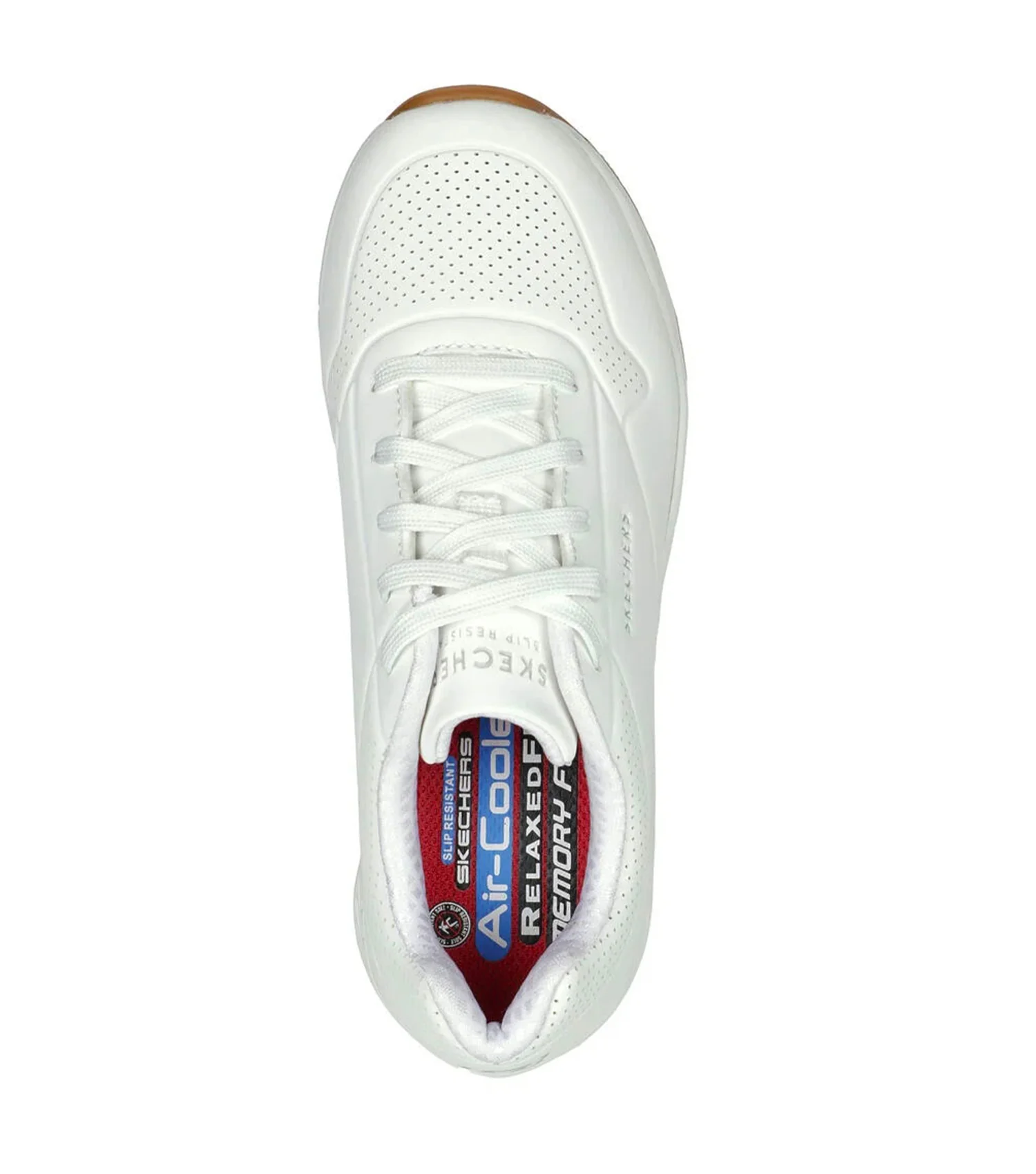 Souliers Relaxed Fit Uno - Femme - Blanc - Skechers - Image 4