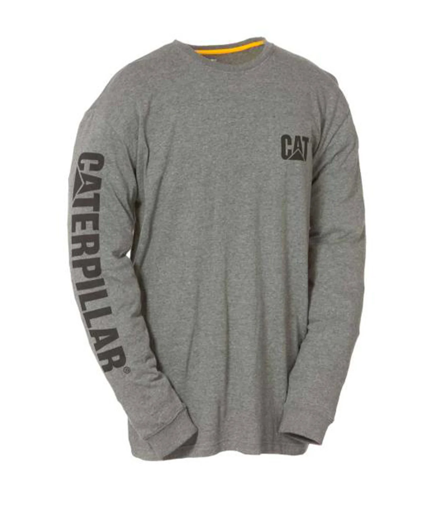 T-shirt à manches longues Trademark Banner gris foncé - Caterpillar