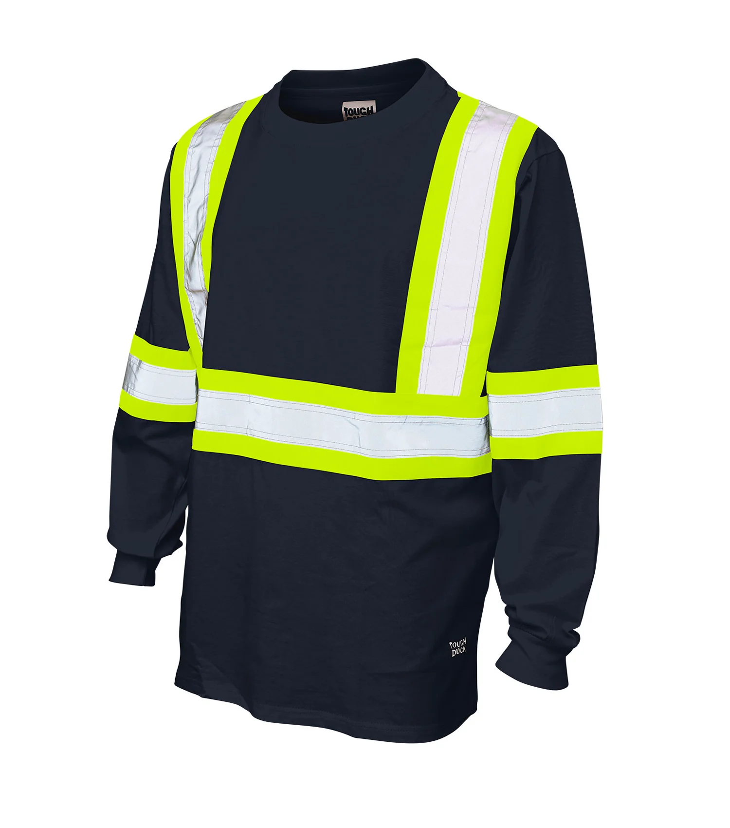 T-Shirt De Sécurité À Manches Longues En Jersey Marine - Tough Duck