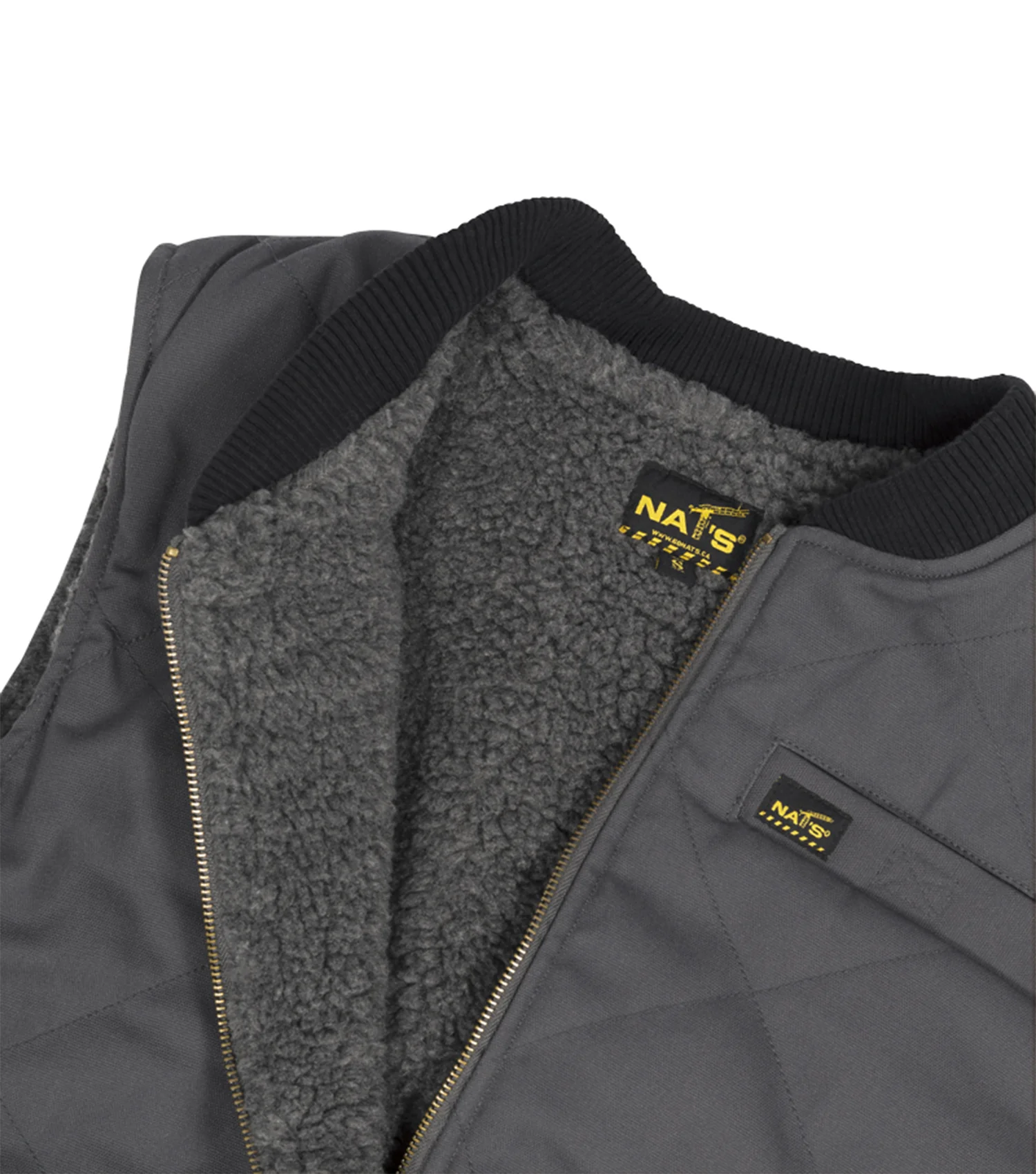 Veste de travail sans manches  WR351 Gris - Nats - Image 3