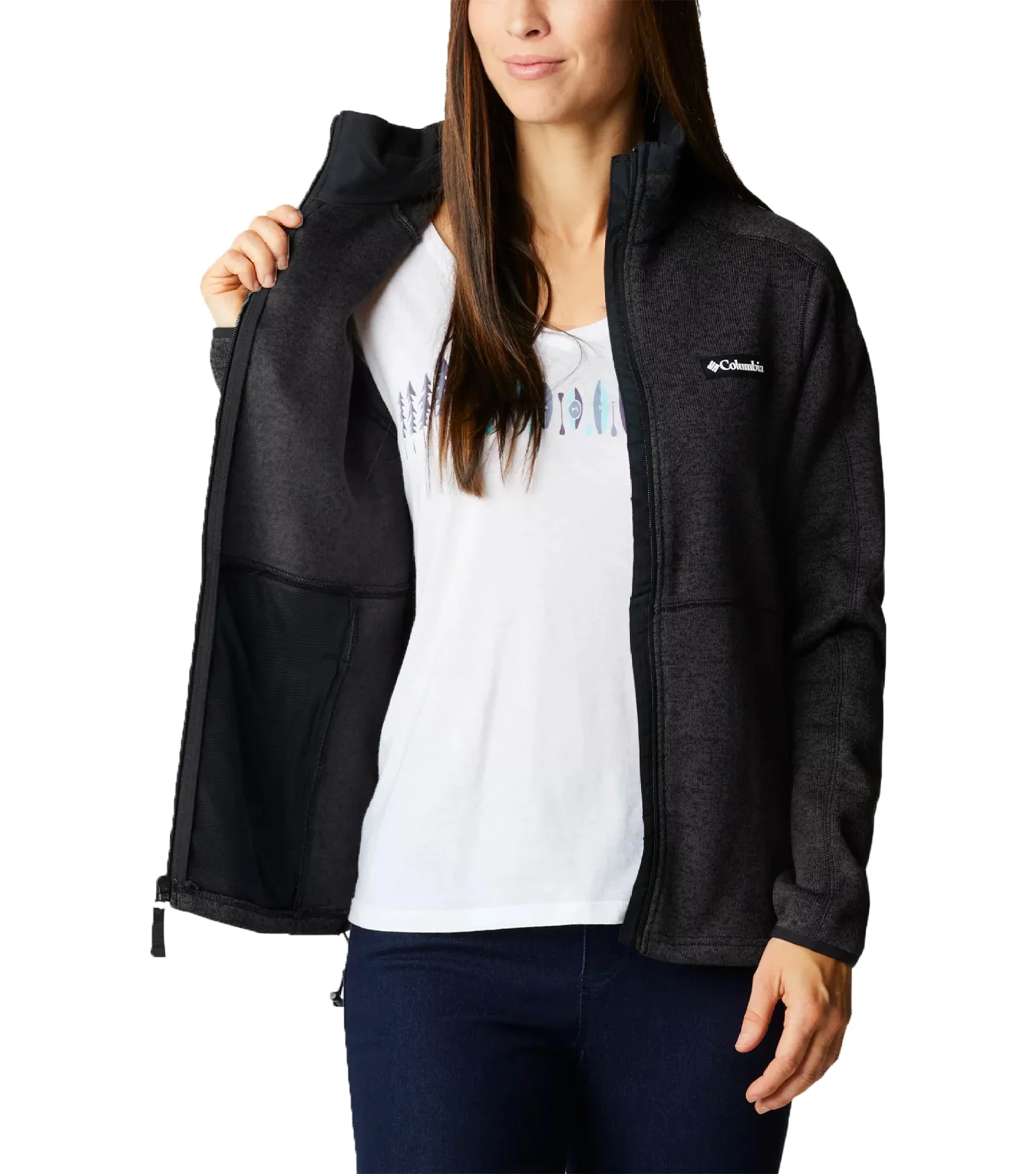 Veste polaire zippée pour femme Weather™ - Columbia - Image 3